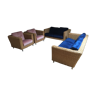 Roset Line sofas and rattan armchairs set