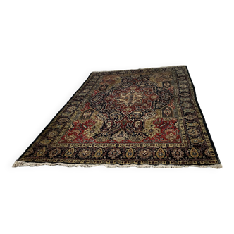 Tapis Persan Tabriz (un milion de noeuds au m2) 1940, laine sur trame coton, 371x250cm