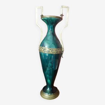 Vase art Déco céramique Bronze