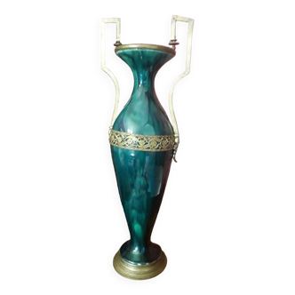 Vase art Déco céramique Bronze