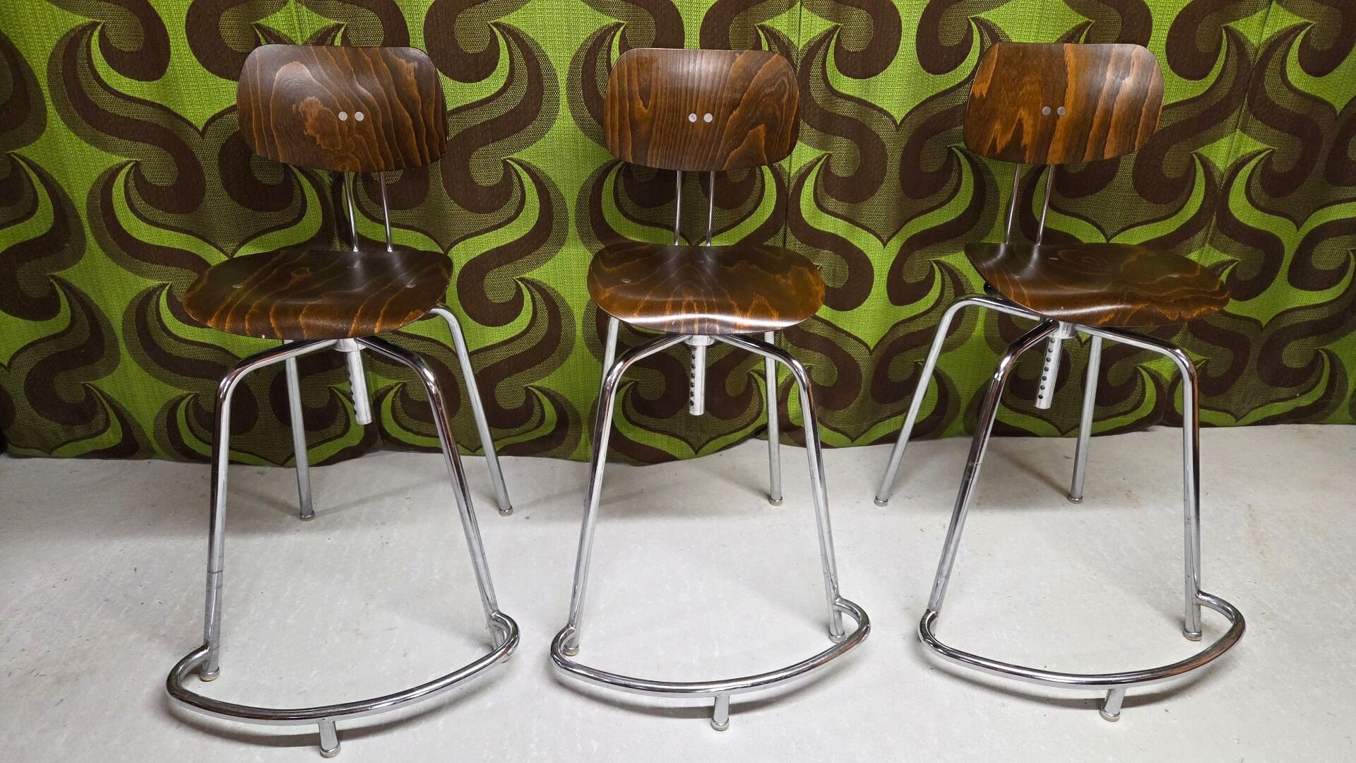Lot 3 chaises Egon Eiermann Orchestra W+S vintage