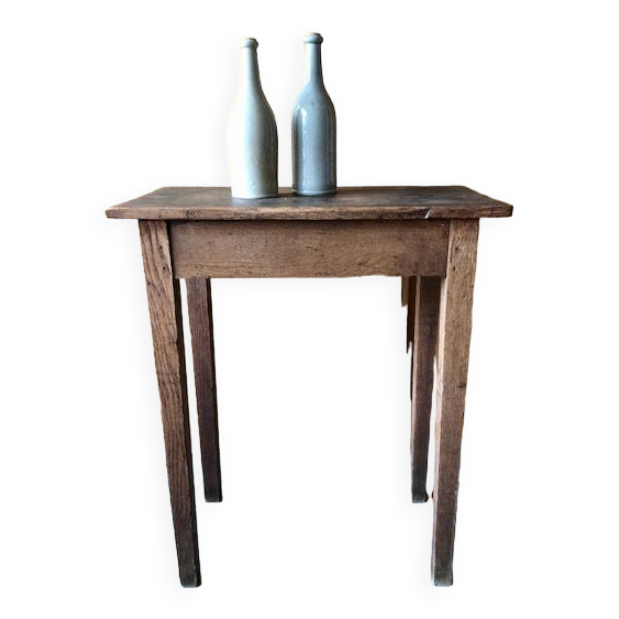 Console table in raw wood