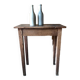 Console table in raw wood