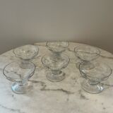 5 aperitif glasses