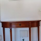 Cherry wood console