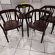 Suite de 4 fauteuils bistrot vintage