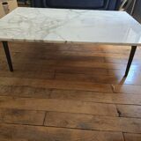 Pelham coffee table in Arabescato marble by designer Matthew Hilton