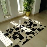 Tapis  cuir de vache