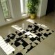 Tapis  cuir de vache