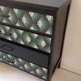 Vintage black dresser