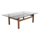 Rosewood and glass coffee table, Sweden, 1970