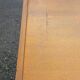 Vintage chest of drawers in gilded oak from the 50s 3 drawers feet bobbin