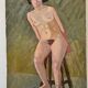 Portrait of a nude on a stool 1923