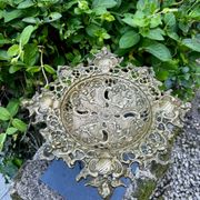 Large bronze fruit bowl from the 19th century.