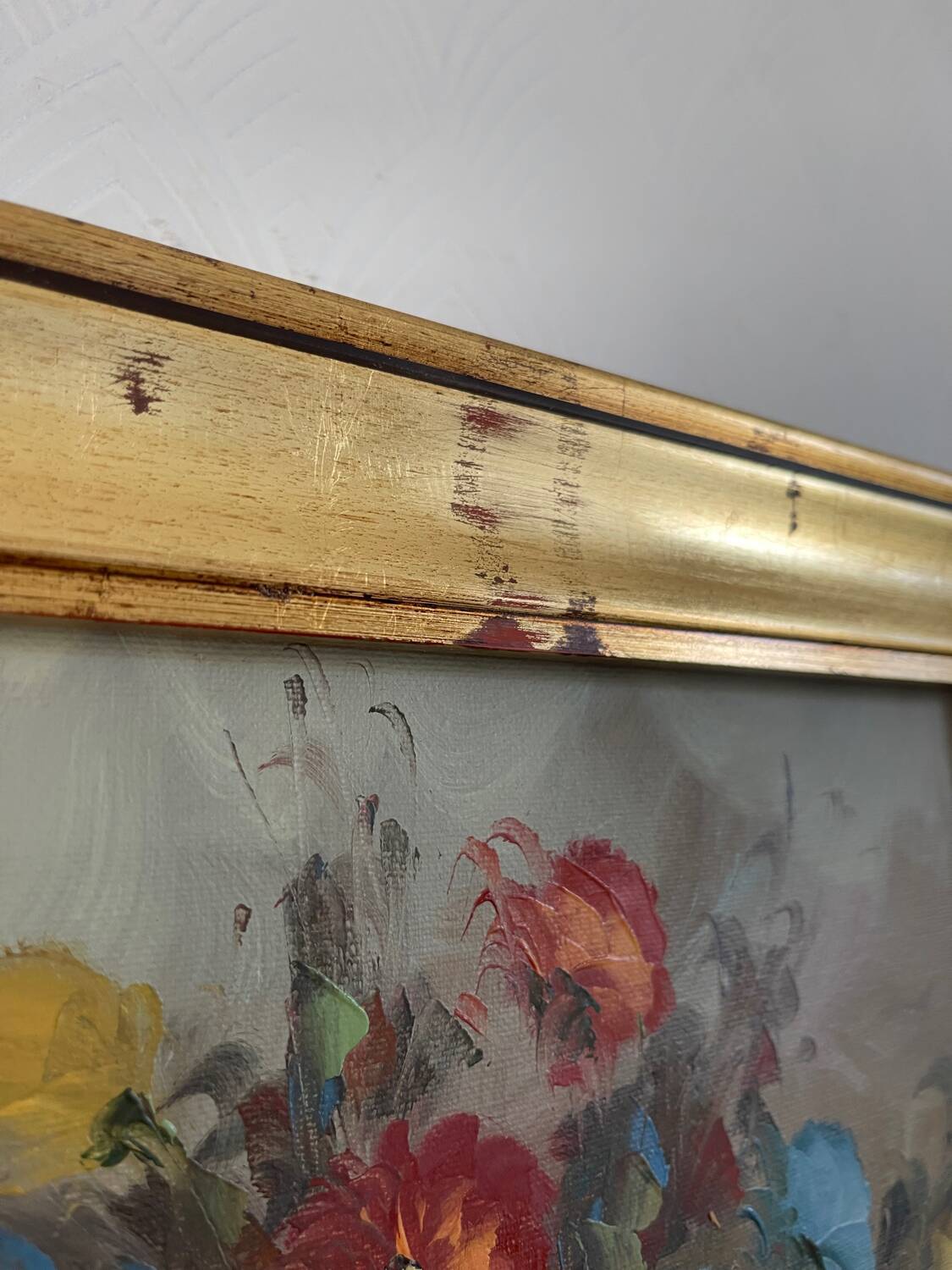 Nature morte sur toile