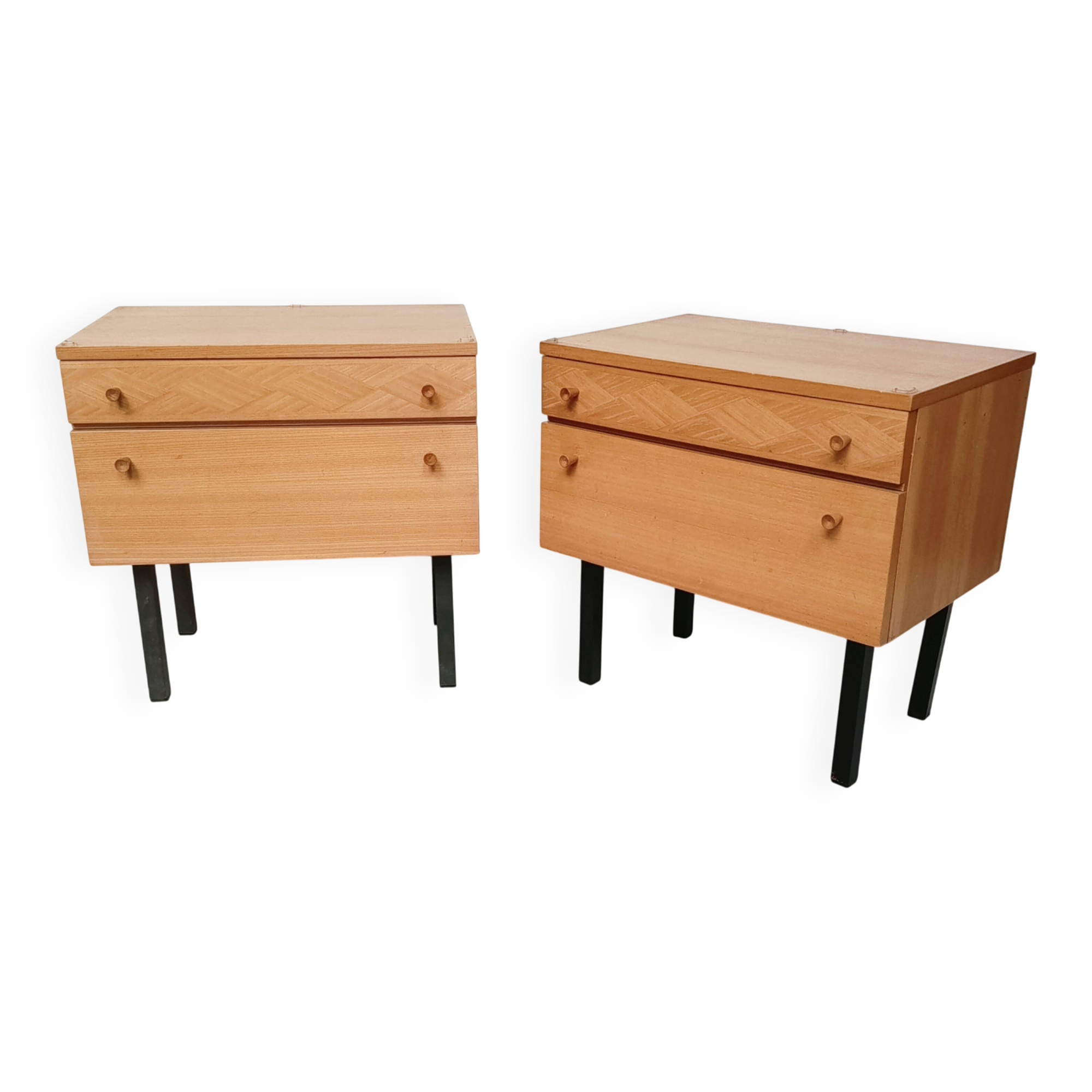 Pair of bedside tables, 1960
