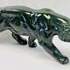 Ancienne statue statue lionne tigre Art Déco 1930 craquelé Saint Clément