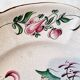 Antique ceramic or earthenware plate from the 19th century, Chinese style decoration