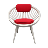 Fauteuil cercle par Yngve Ekström