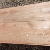 Old fir table 3 drawers