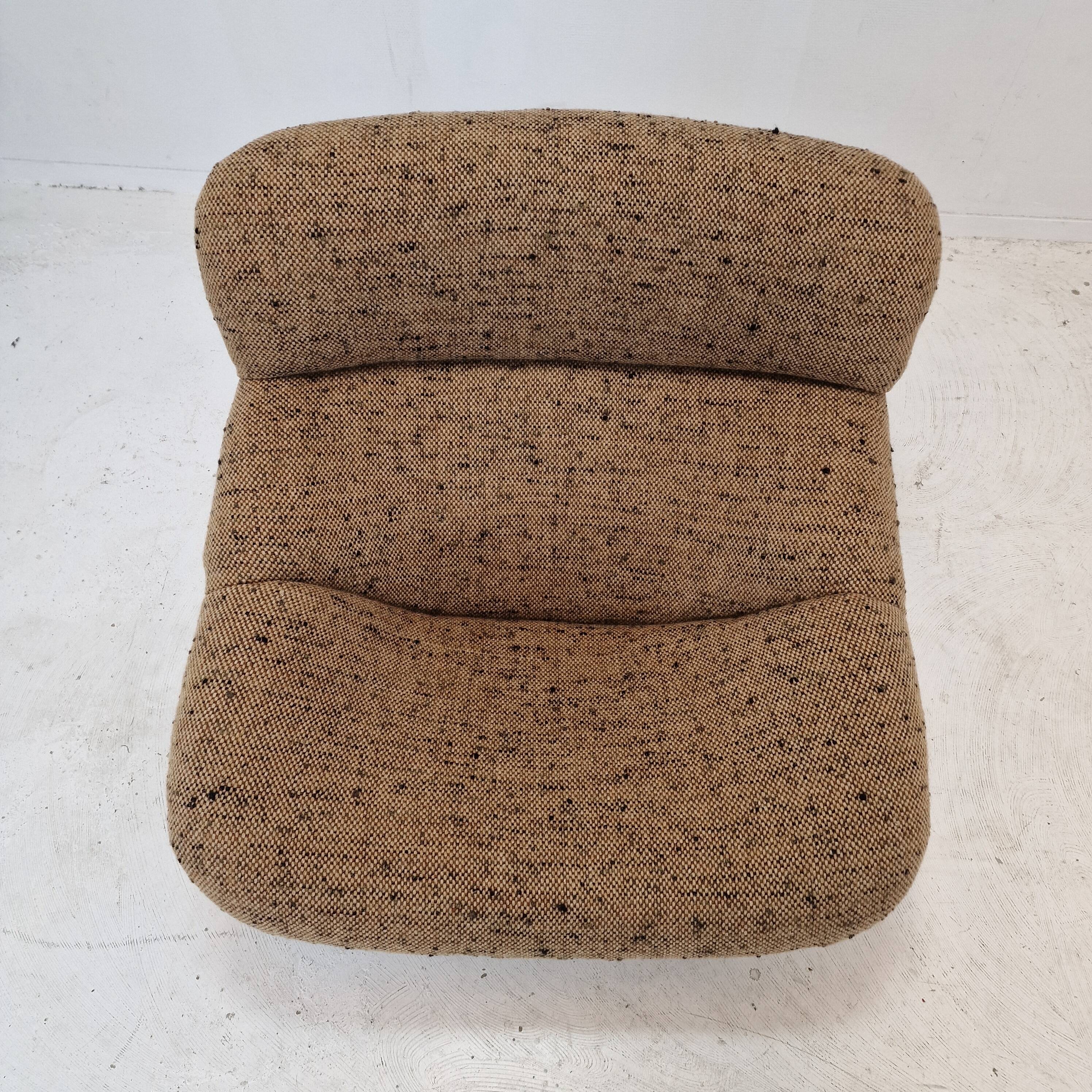 Midcentury F518 Lounge Chair by Geoffrey Harcourt for Artifort, 1970s