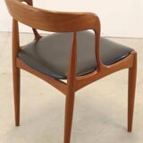 Set of 6 chairs Johannes Andersen voor Uldum stoelen -