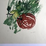 Joseph pollet, still life, c 1970. original lithograph signed in pencil