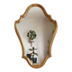 Miroir bois doré vintage