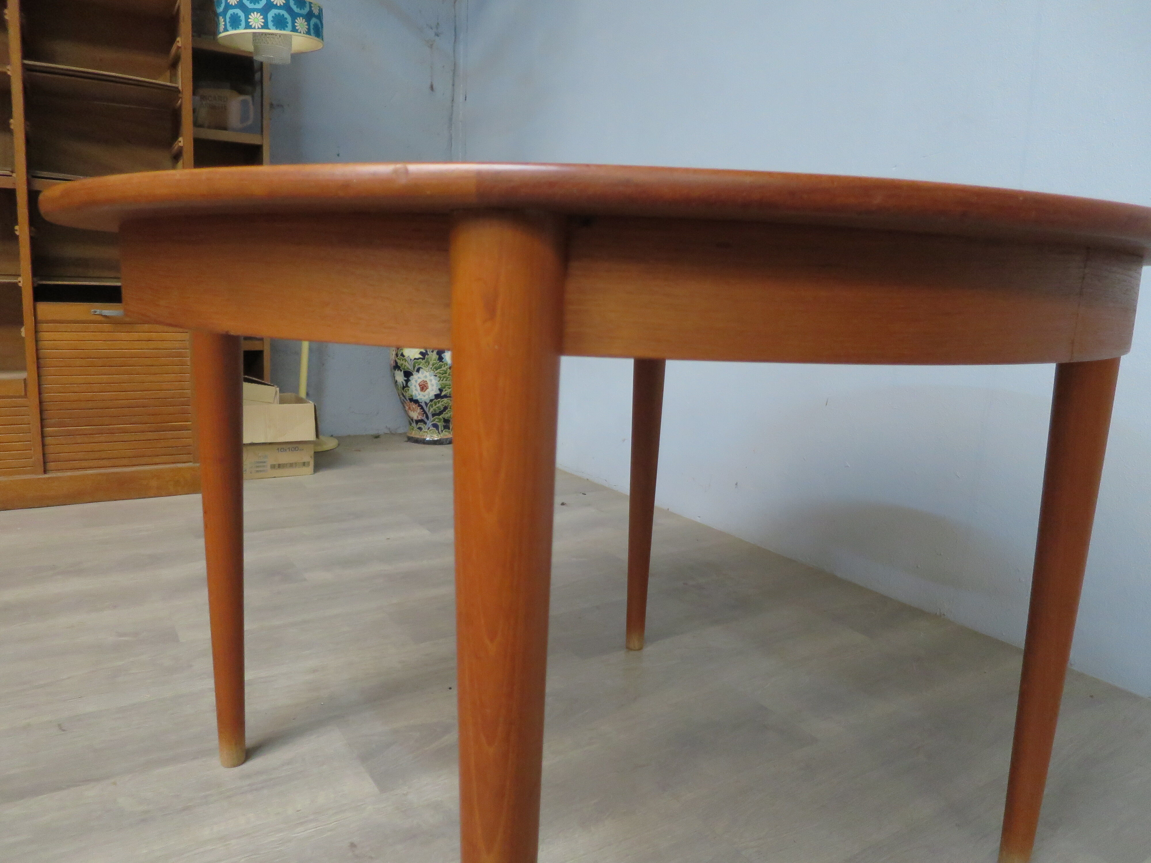 Scandinavian round table MSE Mobler in teak