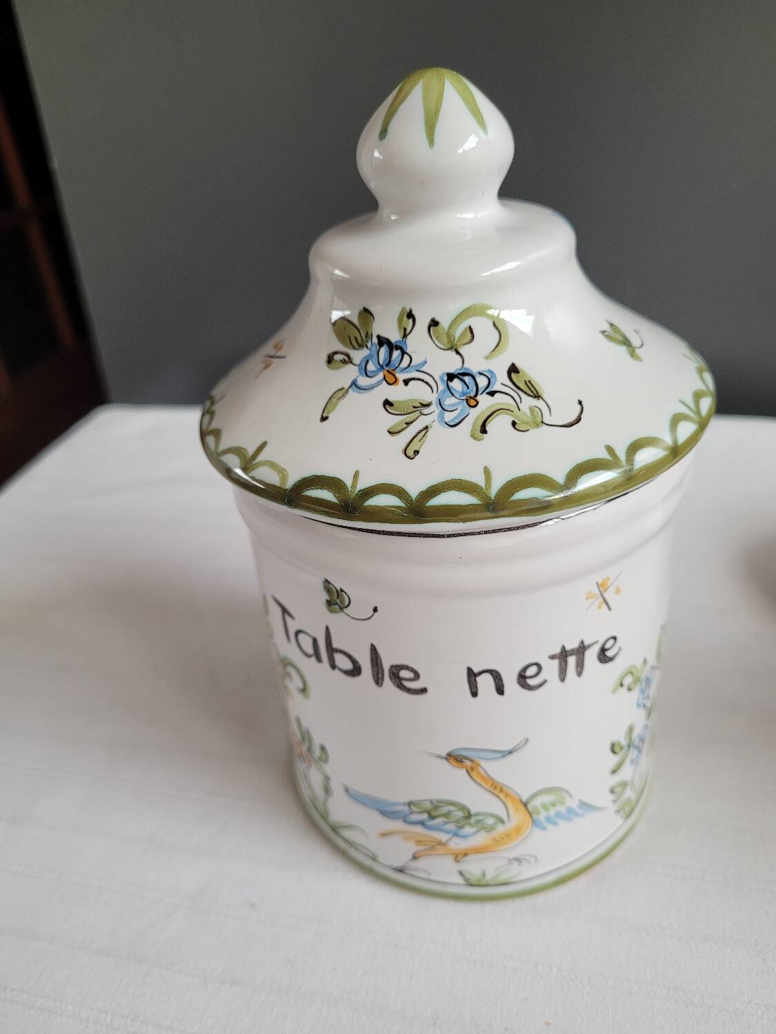 Pot, vase, flower pick Moustier