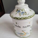 Pot, vase, flower pick Moustier