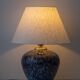 Venini Murano Glass Table Lamp, Black and White Spotted, Italy, circa 1970s