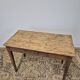 Rustic farmhouse table/desk in solid oak and antique fir 1950s