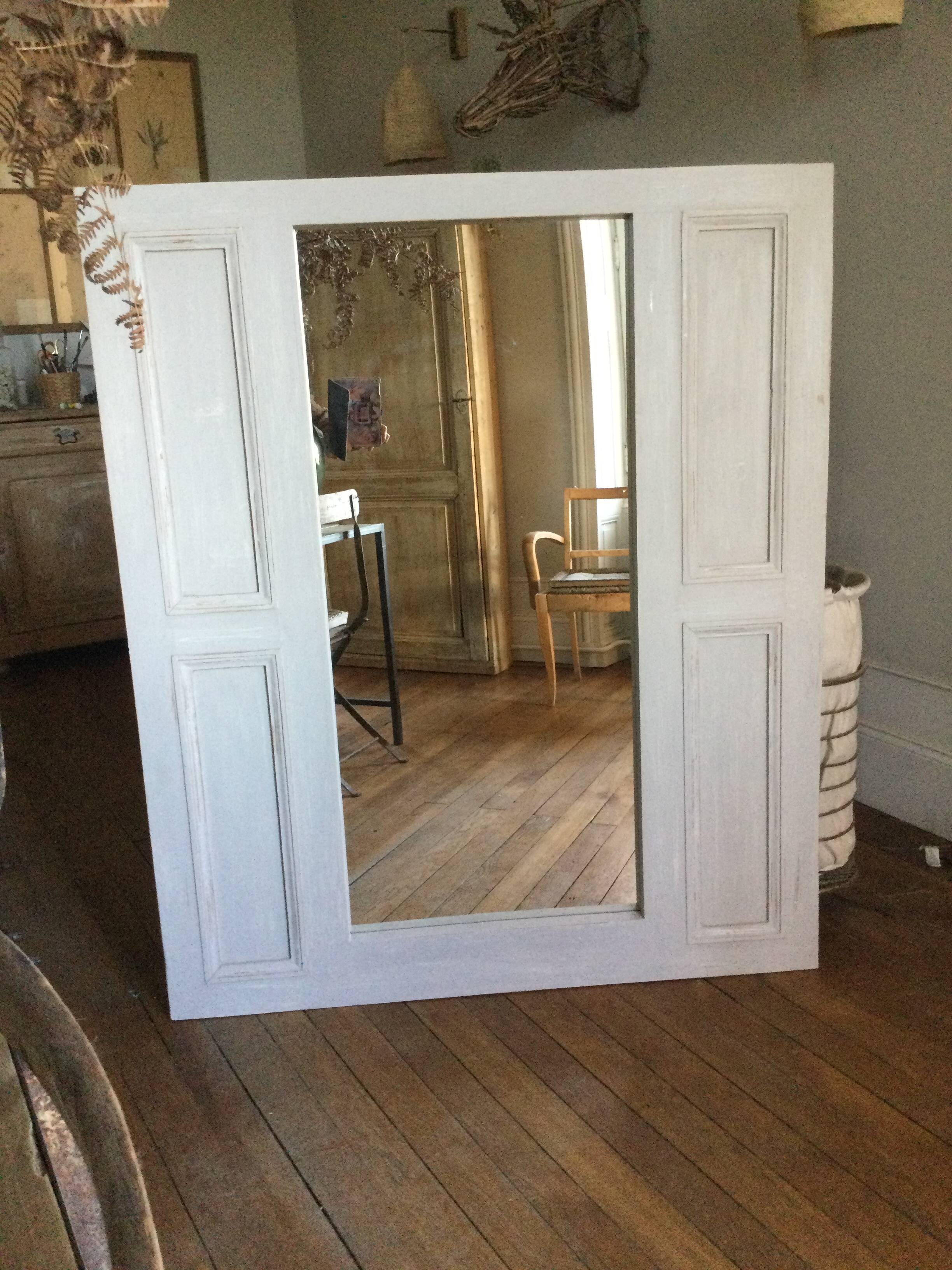 Large antique mirror