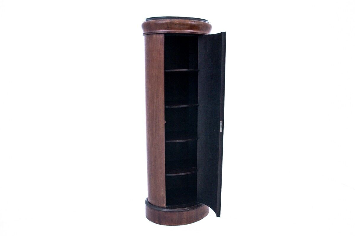 Bollard cabinet, Northern Europe, Biedermeier. Antique.