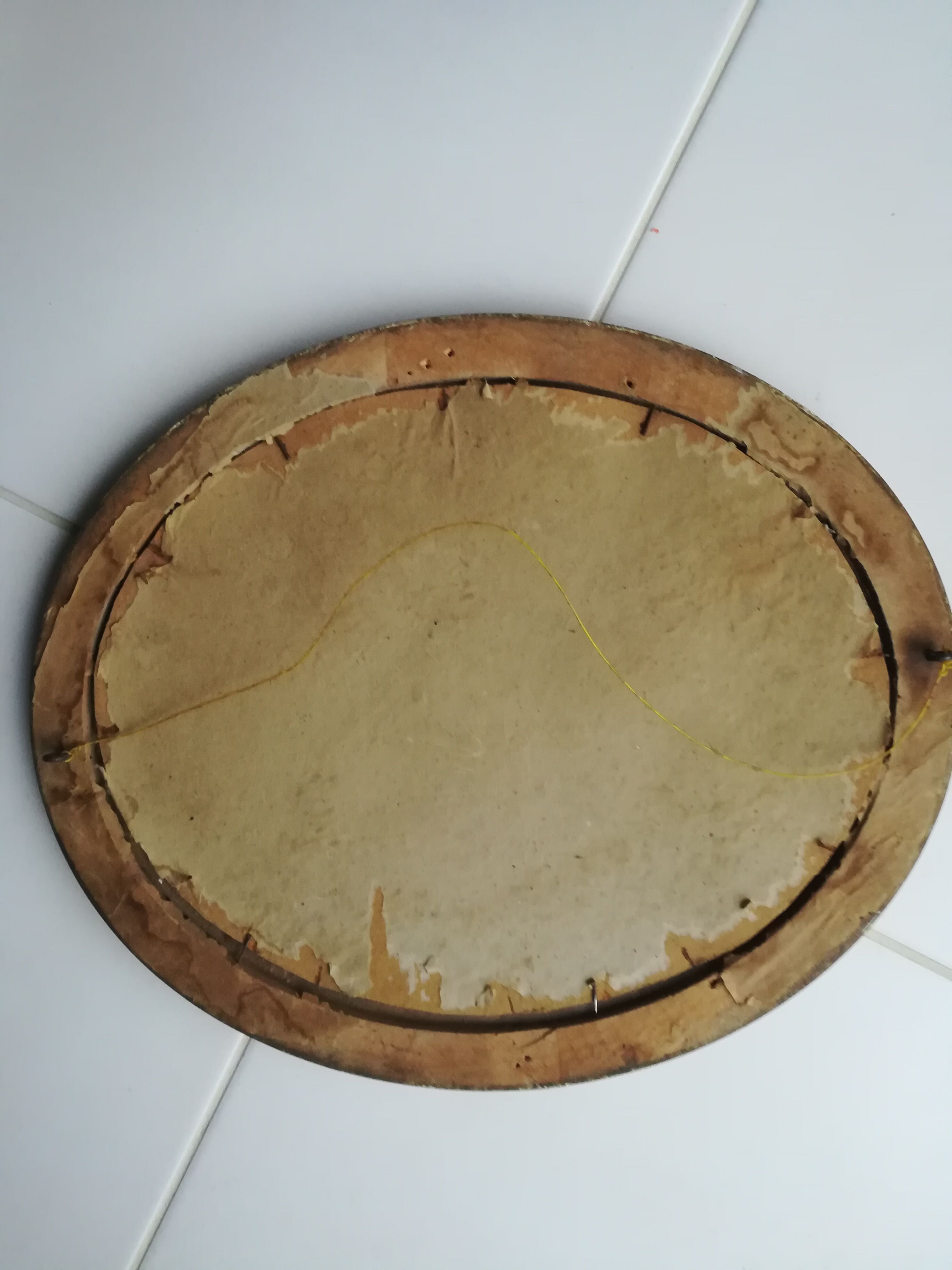 Old gilded wood frame