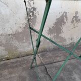 Iron folding garden table