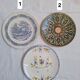 Hand-painted artisanal flat plates