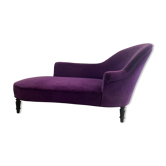 Méridienne en velours Napoleon III