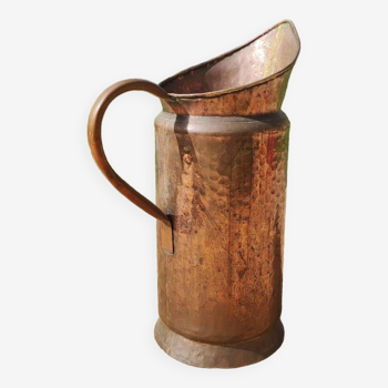 Copper jar, umbrella stand or vase