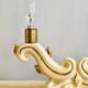 Ceramic candlestick lamp