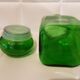 Pot d'apothicaire vintage en verre vert