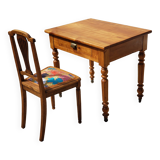 Table d'appoint ou petit bureau avec sa chaise