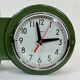Vintage green citizen double-sided navy wall clock, 1980s