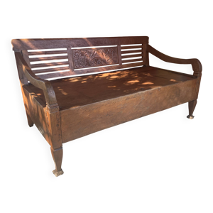 banc Coffre Javanais