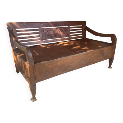 Banc Coffre Javanais