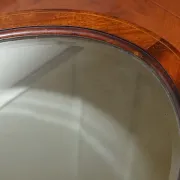 Antique Edwardian Bevelled Oval Wall Mirror, 1910s