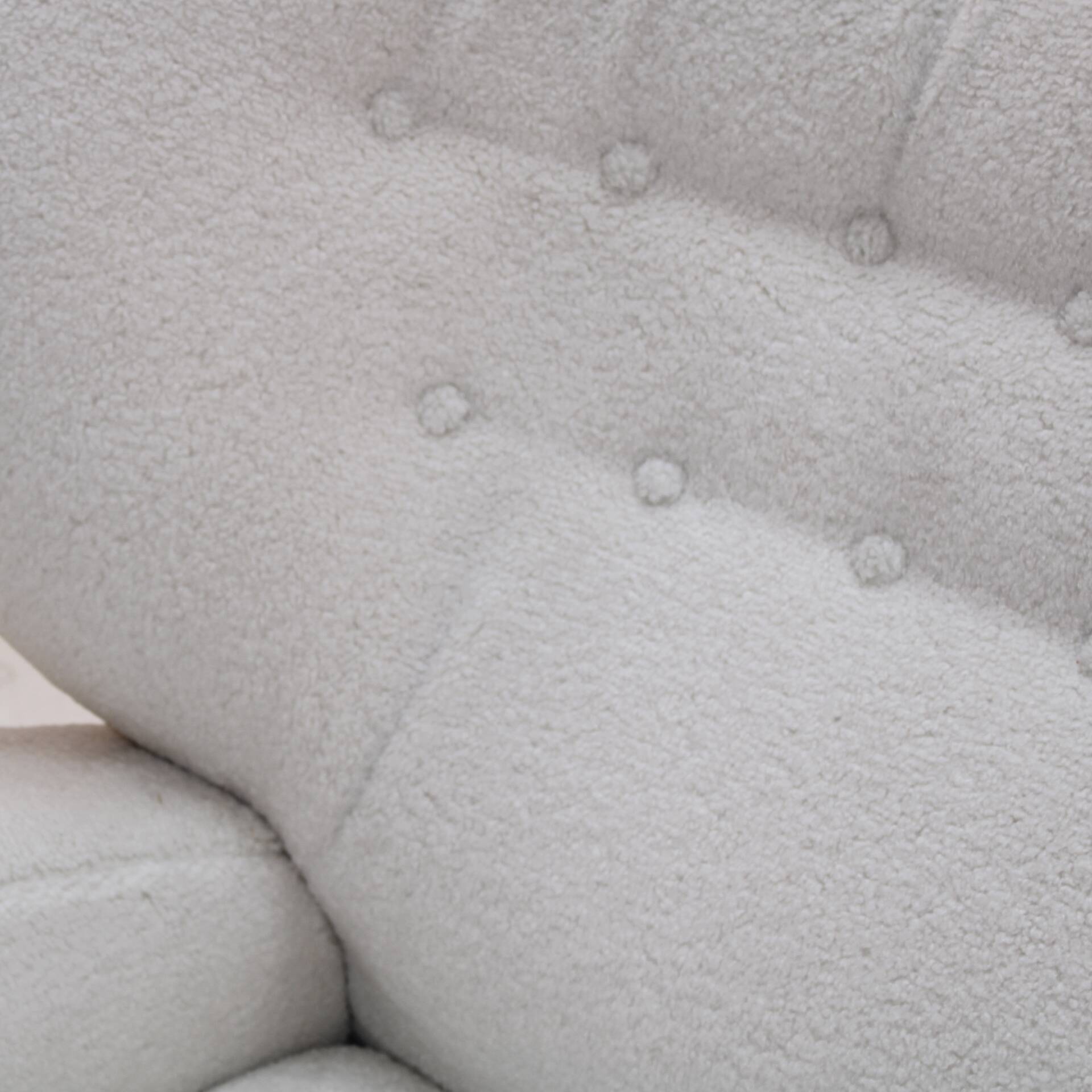 Late 20th Century White Wool and Solid Wood Pair of Armchairs, Norway