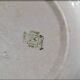 4 earthenware plates, Grigny — "Muguet" model
