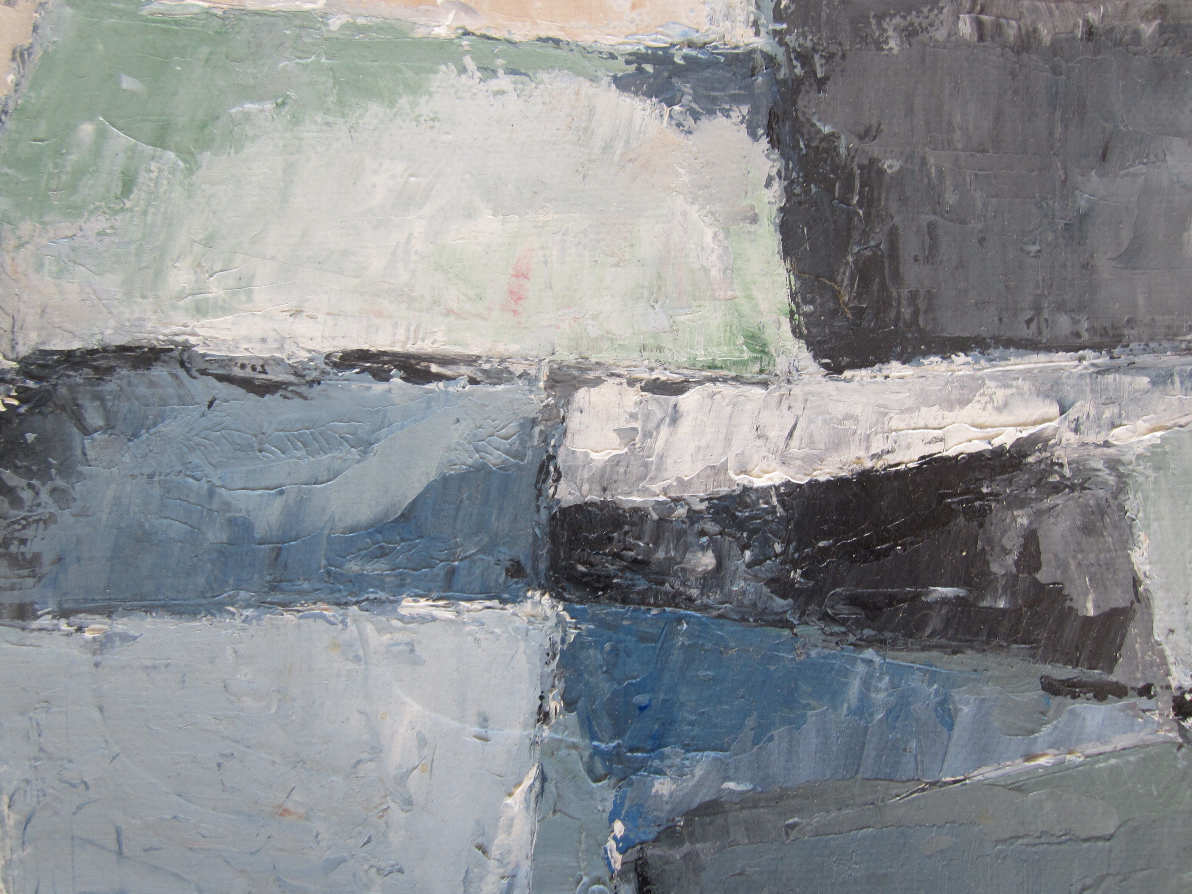 Toile acrylique paysage abstrait